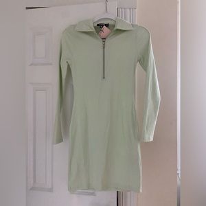 Mint green soft tennis dress